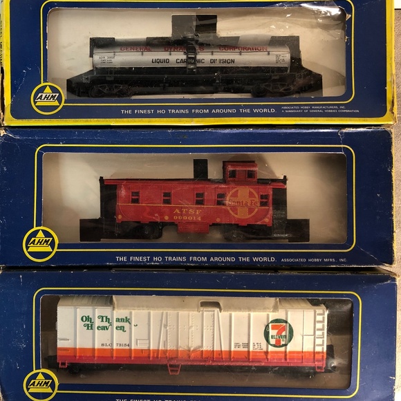 Other - Lot of 3 Vintage AMS. Train Cars